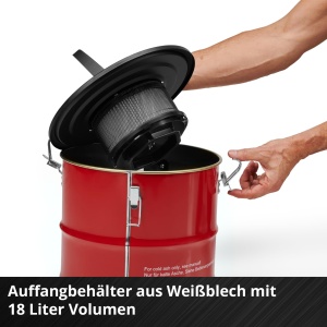 Aspirator de cenusa Einhell TC-AV 1830 D, 18 L, 800 W, Blasfunctie - Img 4