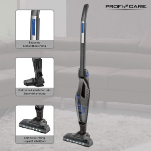 Aspirator fara fir ProfiCare(r) | Aspiratoare portabile si de podea | Fara sac | Durata de viata a bateriei de pana la 40 min. | Filtre HEPA | perie rotativa pentru podea cu iluminare LED | Pentru toate suprafetele | PC-BS 3035 - Img 6