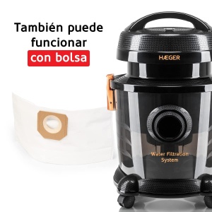 Aspirator HAEGER AQUACLEAN 1200, 1200 W, capacitate 9 l, sistem cu apa - Img 4