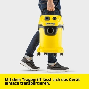 Aspirator multifunctional Karcher WD 3 P V-19420, 1000 W, 19 L, cu functie de suflare - Img 7