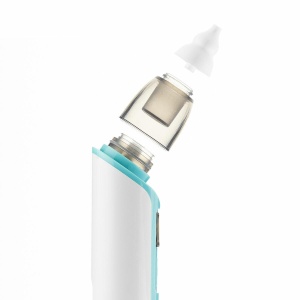 Aspirator nazal electric pentru bebelusi Nizi InnovaGoods, 6 trepte, alb-albastru - Img 2