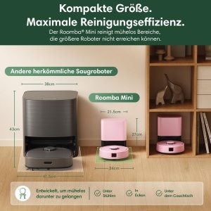 Aspirator robot iRobot Roomba Mini cu functie de spalare, AutoEmpty, LiDAR - Img 6