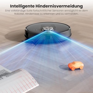 Aspirator robot Proscenic Q8 cu functie de stergere aspirator robot 6000Pa 200min Navigatie laser puternica cu 5 carduri control prin APP Alexa Siri I - Img 10