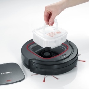 Aspirator robot Severin RB 7025, eficient pentru suprafete dure si covoare scurte, platingrau - Img 9