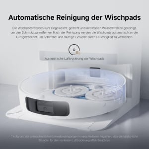 Aspirator robot Xiaomi X20 cu statie de auto-golire, 6000Pa putere, 4L rezervor - Img 10