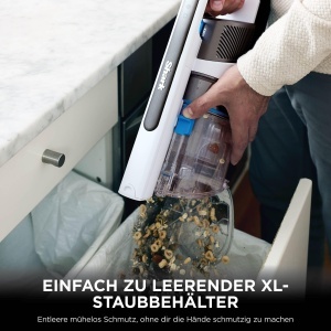 Aspirator Shark PowerPro IZ380EUT, 181W, 50 min autonomie, gri metalic - Img 13