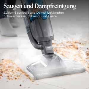 Aspirator si Dampfreiniger BISSELL Vac Steam 2-in-1, Eliminare 99.9 Germeni, Tanc Uscat - Img 2