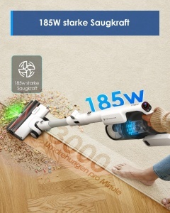 Aspirator Tineco A50S Plus, 185W, 70 min autonomie, sistem ZeroTangle - Img 6