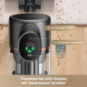 Aspirator vertical Dreame R20 SE-A 150AW 90min LED display - Img 3