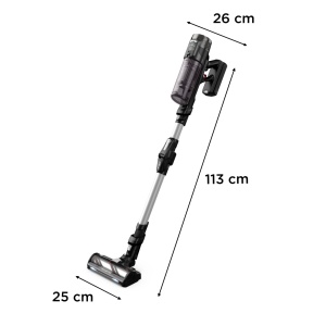 Aspirator vertical Rowenta X-Force Flex 1360 RH9A36WV 150 Air Watt autonomie 60 min design flexibil - Img 9