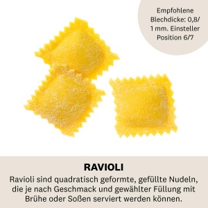 Atasament din otel inoxidabil Capellini pentru masina de paste Atlas 150 de la Marcato, ravioli - Img 4