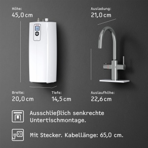 Automat de apa fierbinte STIEBEL ELTRON HOT 2.6 N Premium, 2.6L, 95C, Alb - Img 4