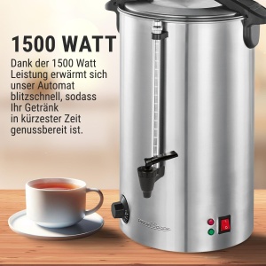 Automat de bauturi calde ProfiCook PC-HGA 1196, 7L, 1500W, inox - Img 2