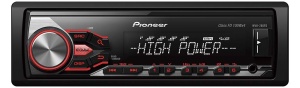 Autoradio Pioneer MVH-280FD, 1-DIN, 4 x 100W, USB si AUX-in, Display Multicolor