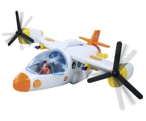 Avion de salvare Simba Feuerwehrmann Sam Fire Swift, 42 cm, cu lumini si sunete