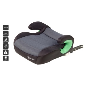 BabyGO Bursa III Sitzerhohung Isofix pentru copii 135-150 cm Gri - Img 2
