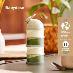 Babymoov Portioner Lapte Praf 4 Compartimente Verde Ergonomic - Img 2