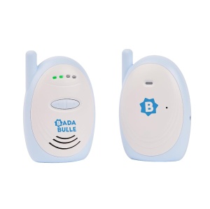 Babyphone Audio Badabulle cu Alarma Acustica si Vizuala, 300m, Functionare cu Baterii sau Alimentare
