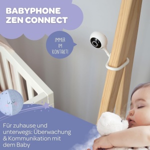 Babyphone Beaba 930295, alb, cu camera HD si functie de comunicare - Img 2