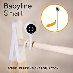 Babyphone Lionelo Babyline Smart cu camera Wi-Fi, comunicare bidirectionala, senzori temperatura - Img 5