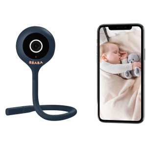 Babyphone Video BEABA Zen Connect, Full HD 1080p, Wi-Fi, Noapte albastru - Img 2
