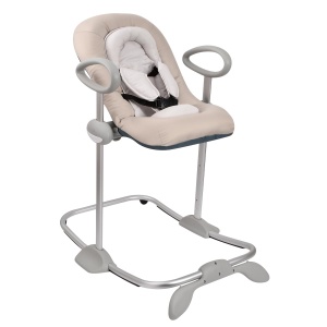 Babywippe BEABA Up Down IV, inaltime ajustabila, 3 pozitii de inclinare, culoare Argile