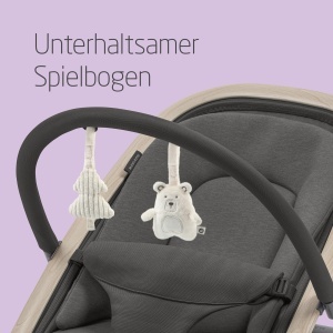 Babywippe Maxi-Cosi Kori 2-in-1, 0-2 ani, 15 kg, cu Spielzeugbogen, usor si compact - Img 5