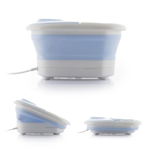Baie de picioare electrica InnovaGoods cu hidromasaj, 10L, 500W, albastra - Img 2