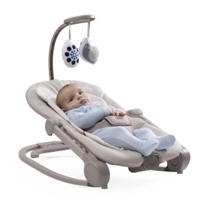 Balansoar Chicco Mia 2-in-1, cu insertie din bumbac organic, muzica si vibratii - Img 5