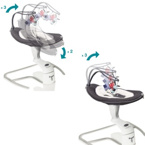 Balansoar electric Babymoov Swoon Motion - 5 viteze, 360, 8 melodii - Img 5