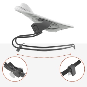 Balansoar pentru bebelusi hauck Alpha Bouncer Premium, Gri deschis, 2 in 1 - Img 6