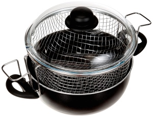 BALLARINI Deep Fryer 24 Fritteuse, Metall, Schwarz, 24 cm