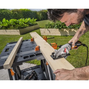 Banc de lucru multifunctional Worx Pegasus WX051 pliabil capacitate maxima 450 kg - Img 7