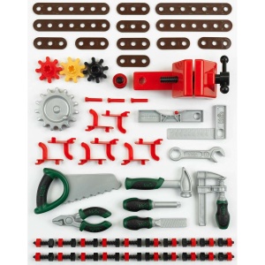 Banc de lucru pentru copii Theo Klein 8574 Bosch 77 piese - Img 3