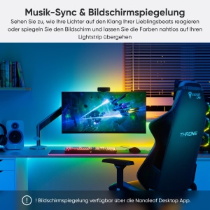 Banda de lumina Nanoleaf Matter Essentials HD, banda LED RGB IC adresabila de 5 M - inteligenta, Matter prin Wi-Fi, Bluetooth, banda LED de 16 milioane de culori, functioneaza cu Alexa Google Apple - Img 4