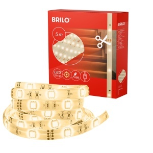 Banda LED Briloner 5m, 150 LED-uri, 4W, Lumina calda