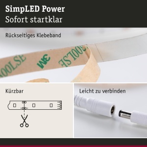 Banda LED Paulmann 789.60 SimpLED 5m 50W Alb Neutru cu Dimmer - Img 4