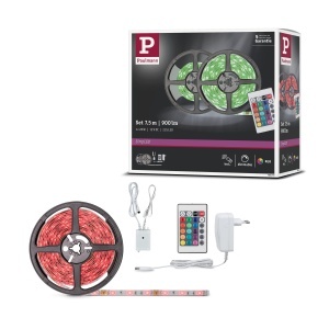 Banda LED Paulmann 78978 SimpLED, 5 m, 20W, RGB, cu alimentare inclusa