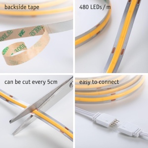 Banda LED Paulmann MaxLED 500, 3m, 19W, 1500lm, 2700K, Dimabila - Img 8