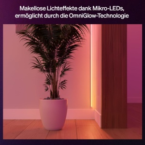 Banda LED Philips Hue OmniGlow 3m, 2700 lm, iluminare flexibila, control prin aplicatie - Img 2