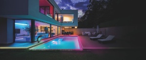 Banda LED RGBW LEDVANCE 3 metri pentru exterior, control vocal, IP65 - Img 4