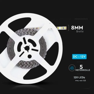 Banda LED V-TAC 8W, 5 metri, 800 Lumen, Neutru 4000K - Img 3