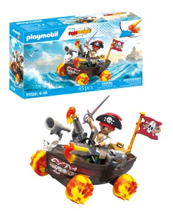 Barca Piratilor PLAYMOBIL Fun Stars 71717 cu 2 Cannoni si Figurina Pirat