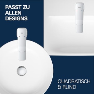 Baterie baie GROHE Dice 1018320000 crom economisire apa montaj usor - Img 10