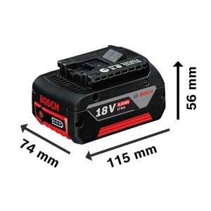 Baterie Bosch GBA 18V 5.0Ah - Capacitate mare, compatibila cu sistemul 18V - Img 6