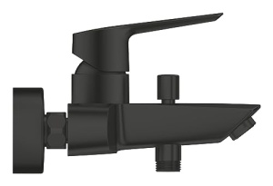 Baterie cada GROHE Start 322782432 mat negru reglare temperatura montare pe perete - Img 3