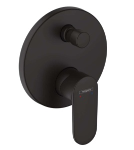 Baterie de cada hansgrohe Vernis Blend, Monocomanda, Mattschwarz, 2 functii