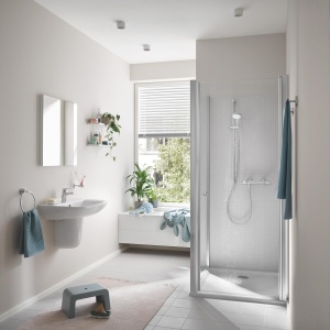 Baterie dus termostatata GROHE Precision Flow 34840000 economisire apa protectie la supraincalzire crom - Img 8