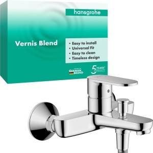 Baterie pentru cada hansgrohe Vernis Blend, crom, 2 functii, 17,1 cm