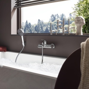 Baterie pentru cada hansgrohe Vivenis Original, crom, cu aerare, 19.7 cm - Img 6